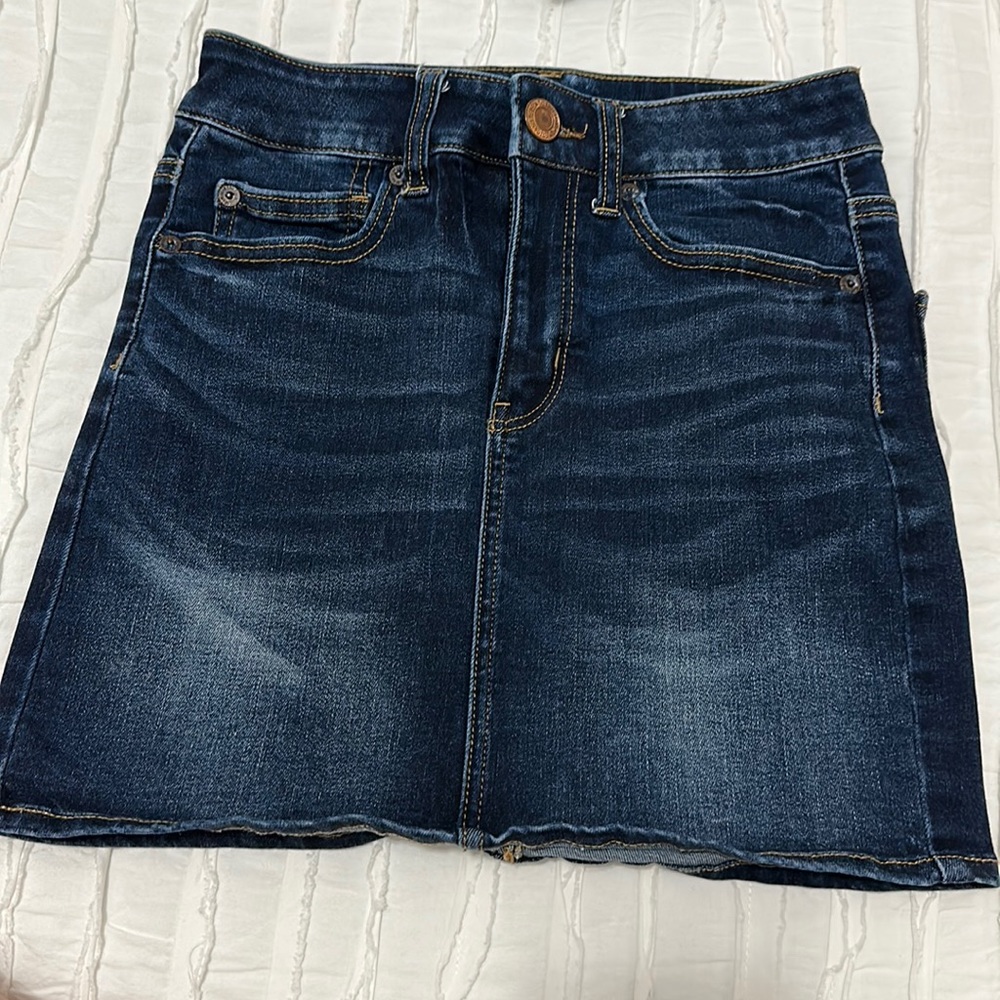 American Eagle jean skirt size 0